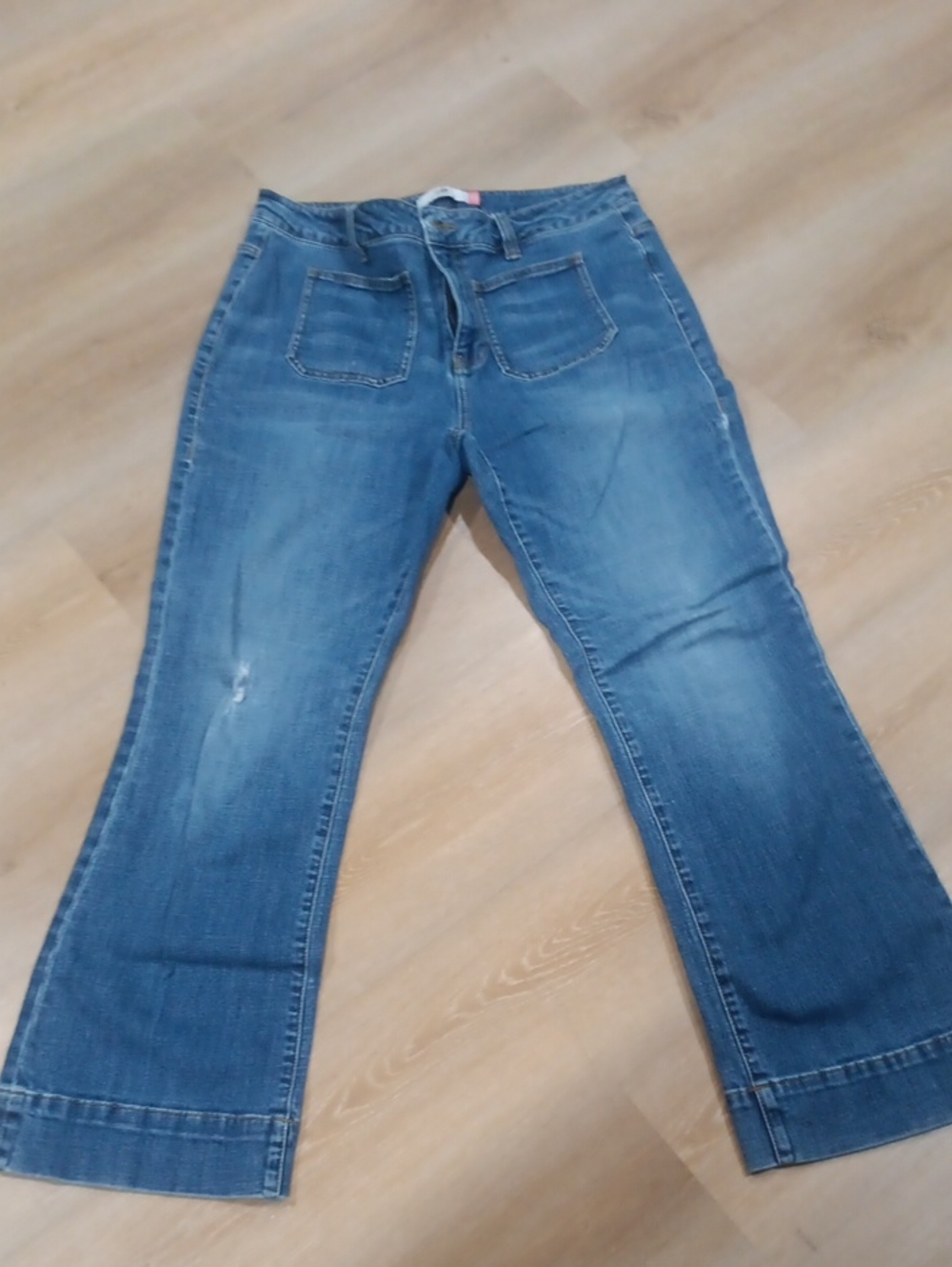 CAbi Medium Blue Flare Jeans